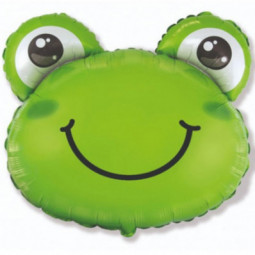 Frog SuperShape Foil Balloon - Inflated