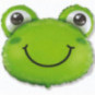 Frog SuperShape Foil Balloon - Inflated Frog SuperShape Foil Balloon - Inflated