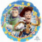Toy Story Woody and Buzz Round Foil Balloon - Inflated