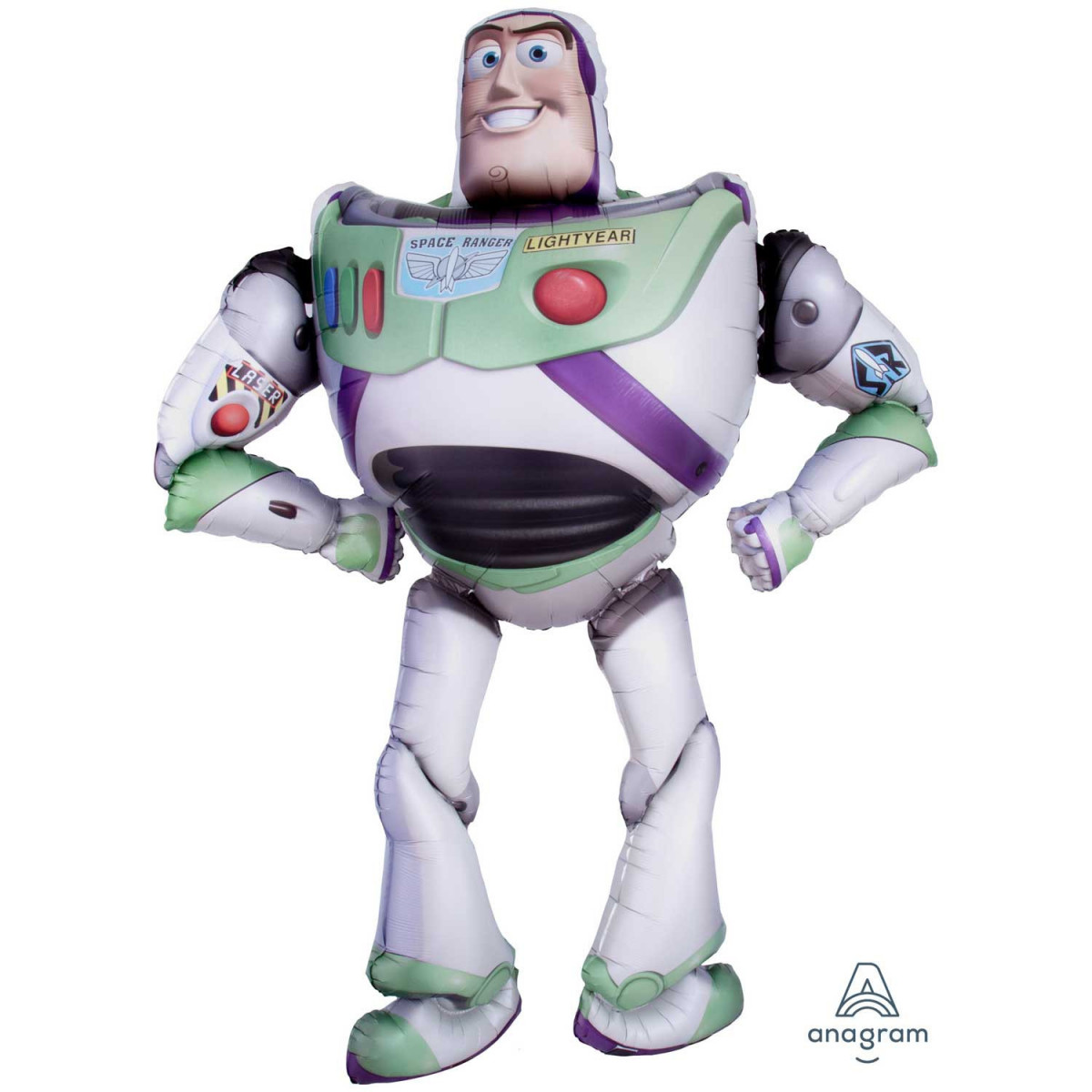 Toy Story Buzz Lightyear Airwalker Foil Balloon - Inflated Toy Story Buzz Lightyear Airwalker Foil Balloon - Inflated
