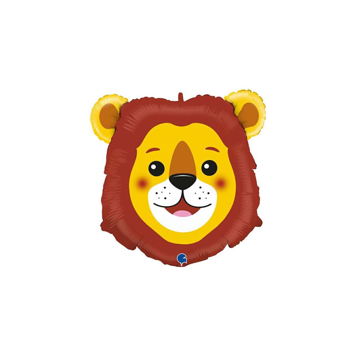 Lion Head SuperShape Foil Balloon - Inflated Lion Head SuperShape Foil Balloon - Inflated