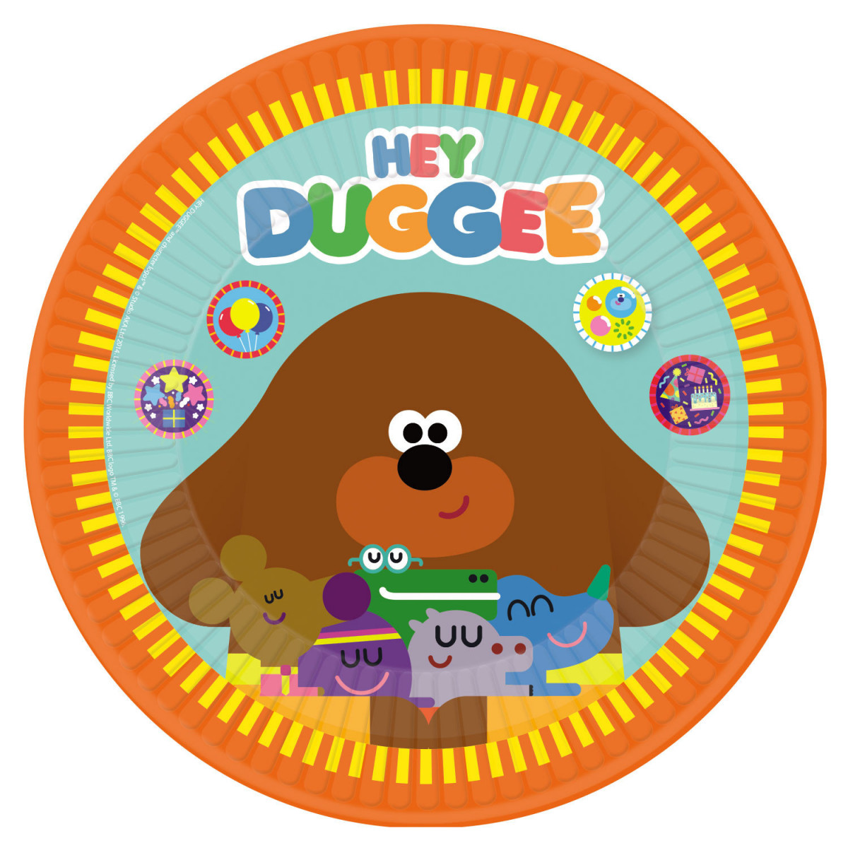 Hey Duggee Paper Plates