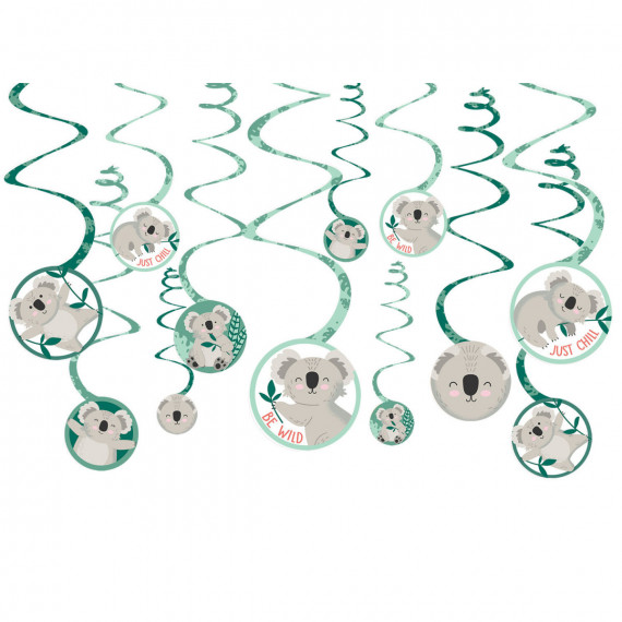 Koala Swirl Decorations Koala Swirl Decorations
