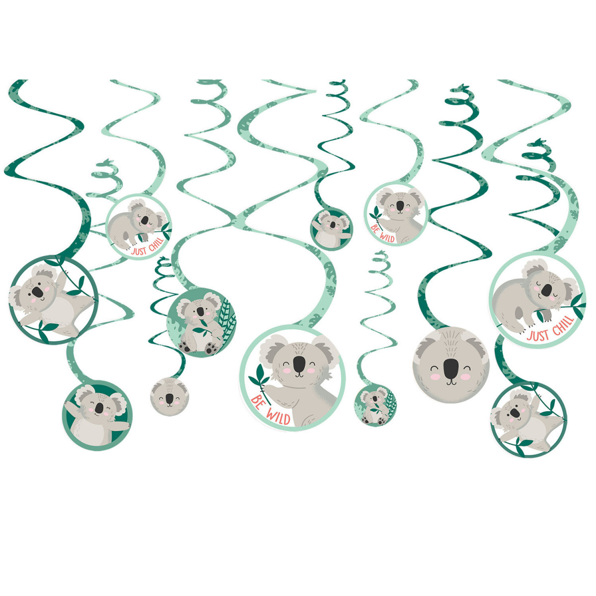 Koala Swirl Decorations Koala Swirl Decorations