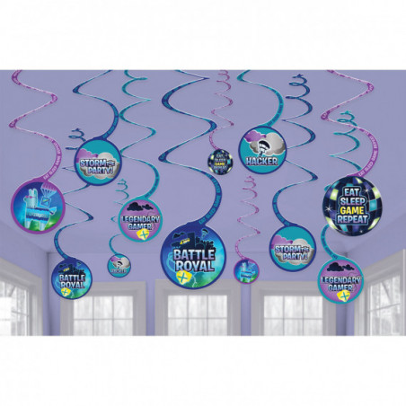Battle Royal Swirl Decorations
