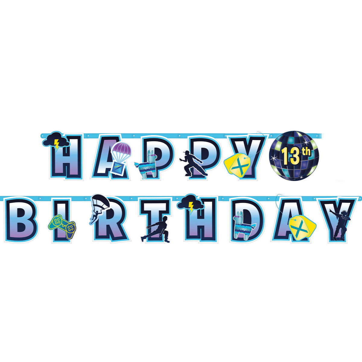 Battle Royal Jumbo Happy Birthday Banner - Personalise