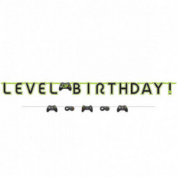 Level Up Happy Birthday Banner Kit