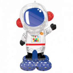 Astronaut Airloonz Foil Balloon - Inflated