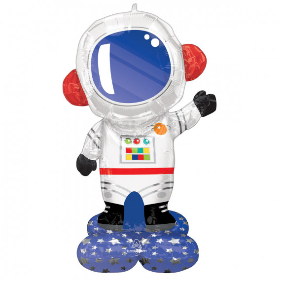 Astronaut Airloonz Foil Balloon - Inflated Astronaut Airloonz Foil Balloon - Inflated