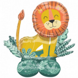 Get Wild Lion Airloonz Foil Balloon - Inflated