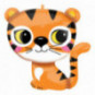 Tiger Supershape Foil Balloon - Inflated Tiger Supershape Foil Balloon - Inflated