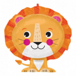 Lion Supershape Foil Balloon - Inflated