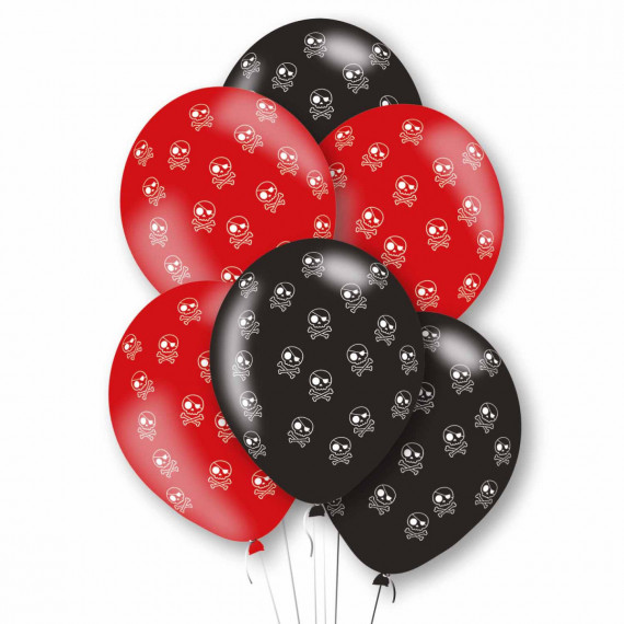 Pirate Latex Balloons - Inflation Options Pirate Latex Balloons - Inflation Options
