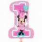 Minnie Mouse 1st Birthday Supershape Foil Balloon - Inflated