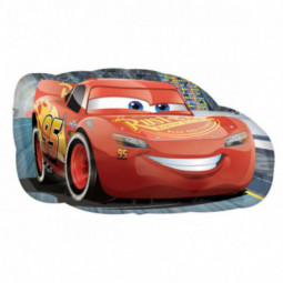 Cars 3 Lightening McQueen Supershape Foil Balloon - Inflated