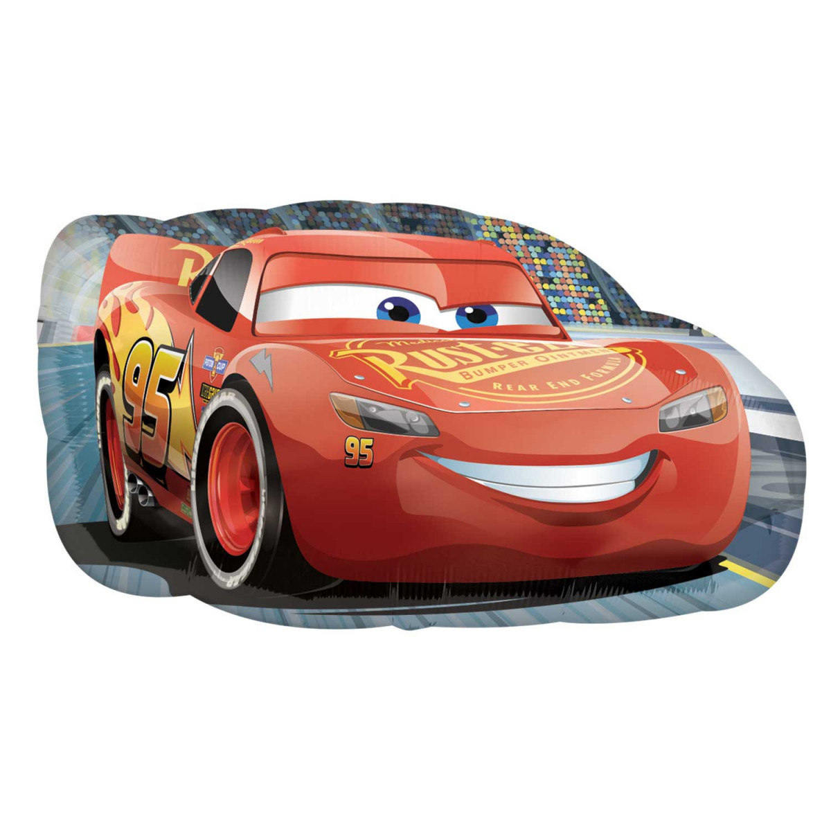 Cars 3 Lightening McQueen Supershape Foil Balloon - Inflated Cars 3 Lightening McQueen Supershape Foil Balloon - Inflated