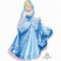 Cinderella Supershape Foil Balloon - Inflated Cinderella Supershape Foil Balloon - Inflated