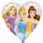 Disney Princess Heart Foil Balloon - Inflated Disney Princess Heart Foil Balloon - Inflated
