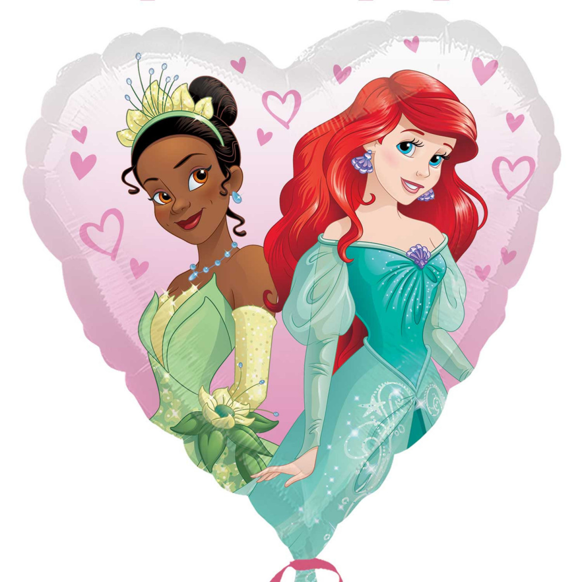 Disney Princess Heart Foil Balloon - Inflated Disney Princess Heart Foil Balloon - Inflated