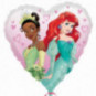 Disney Princess Heart Foil Balloon - Inflated Disney Princess Heart Foil Balloon - Inflated
