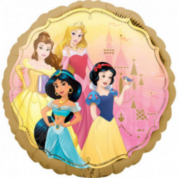 Disney Princess Round Foil Balloon - Inflated