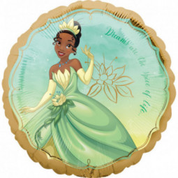 Tiana Round Foil Balloon - Inflated