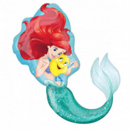 Ariel Supershape Foil Balloon - Inflated