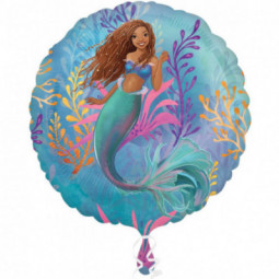 The Little Mermaid Supershape Foil Balloon - Inflated