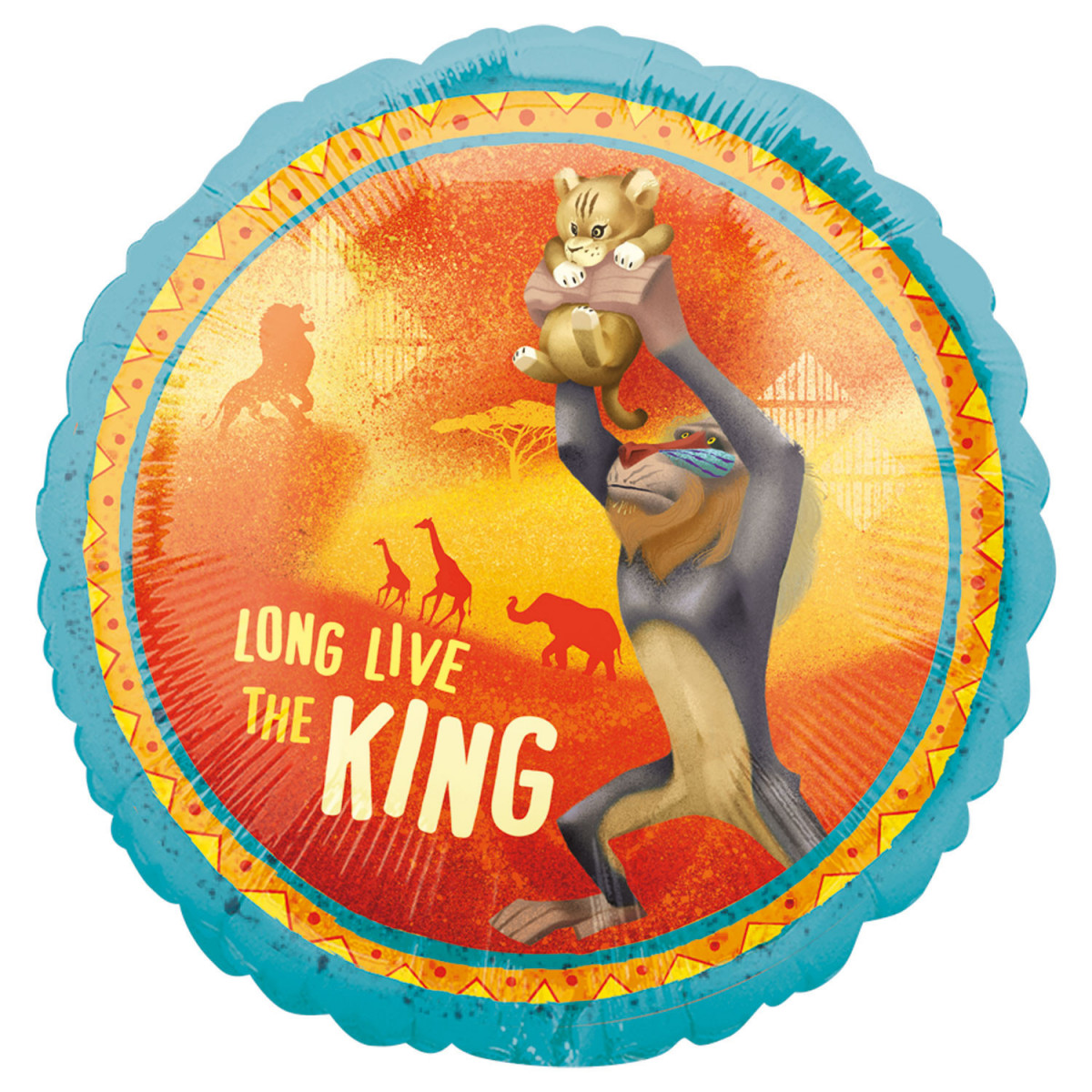 The Lion King Round Foil Balloon - Inflated The Lion King Round Foil Balloon - Inflated