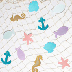Mermaid Tales Net Table Runner