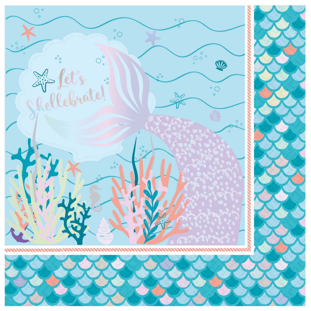 Mermaid Tales Paper Napkins