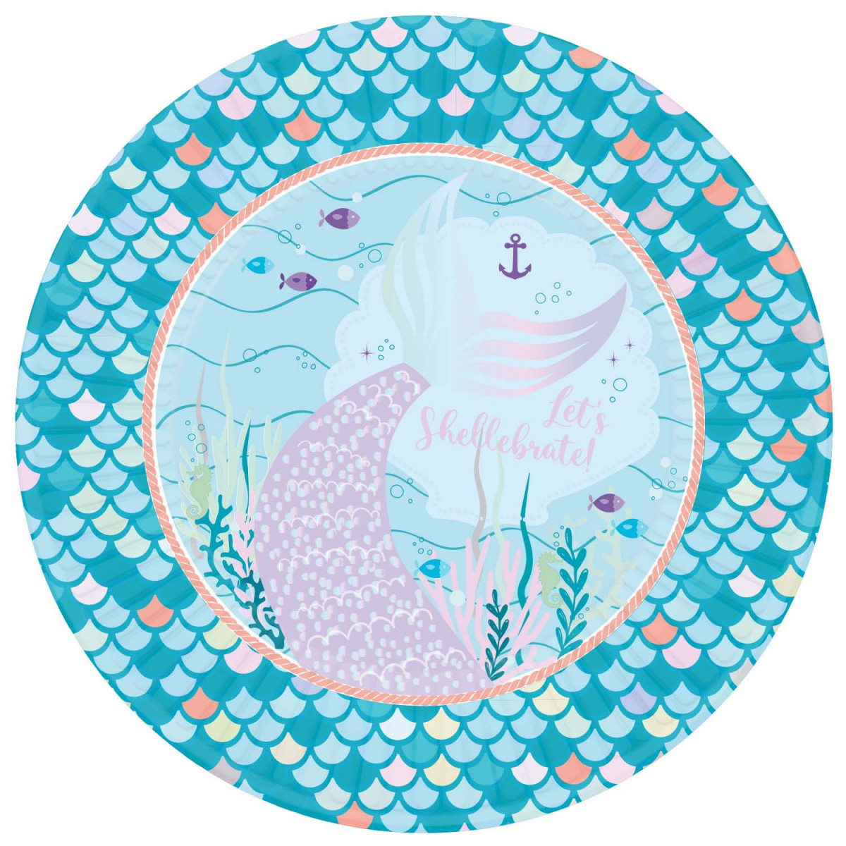 Mermaid Tales Paper Plates
