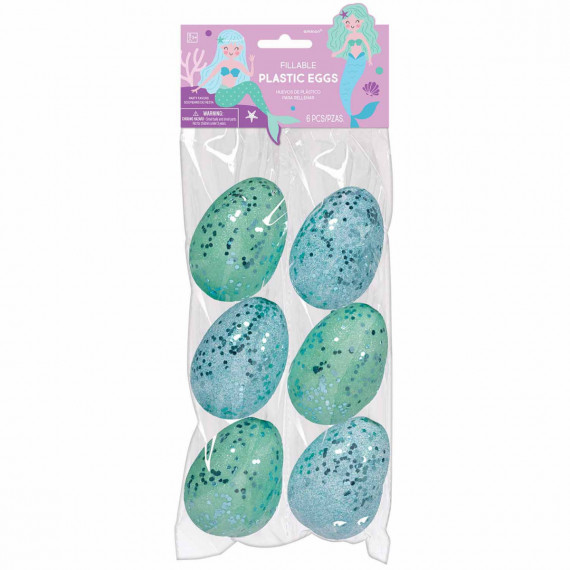 Mermaid Tales Plastic Fillable Eggs Mermaid Tales Plastic Fillable Eggs