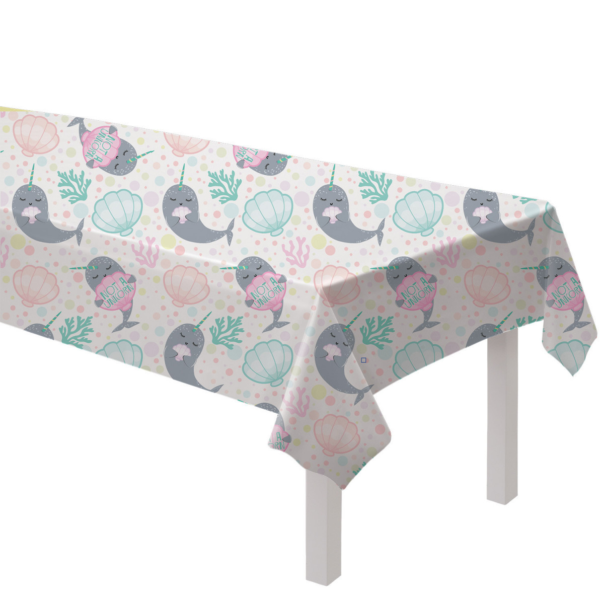 Narwhal Plastic Tablecover