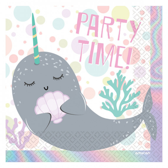 Narwhal Paper Napkins
