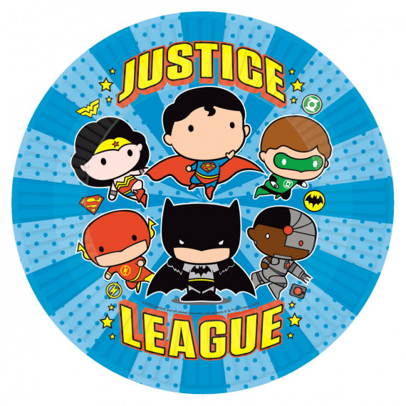 Justice League Paper Plates