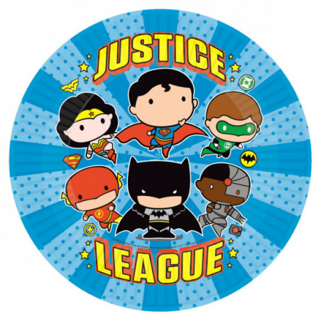 Justice League Paper Plates