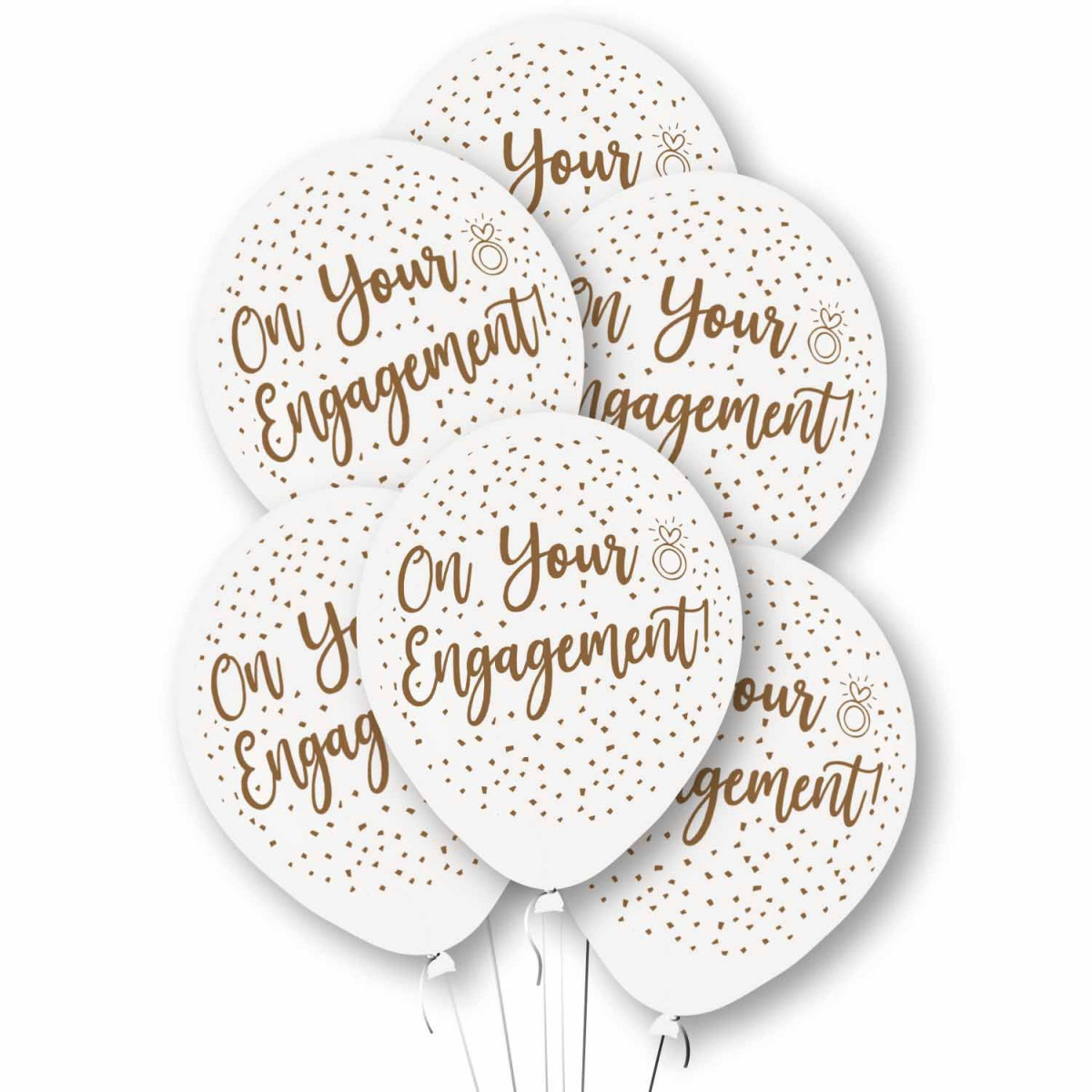 Engagement Latex Balloons - Inflation Options Engagement Latex Balloons - Inflation Options