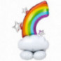 Rainbow Airloonz Foil Balloon - Inflated Rainbow Airloonz Foil Balloon - Inflated