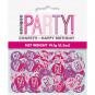 Pink 60th Birthday Confetti