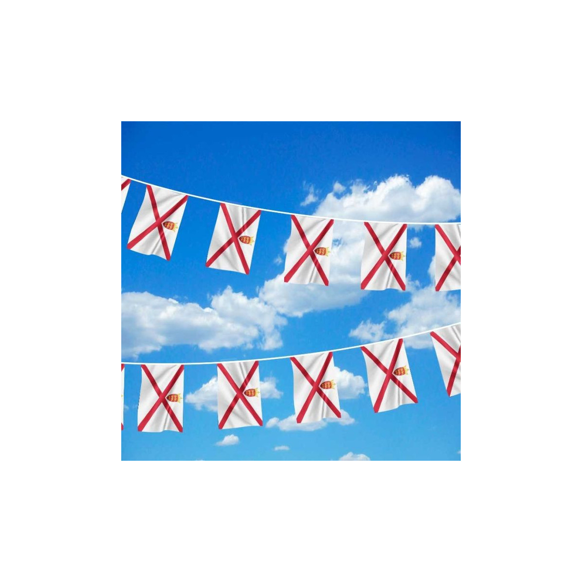 Fabric Jersey Flag Bunting - 6m Fabric Jersey Flag Bunting - 6m