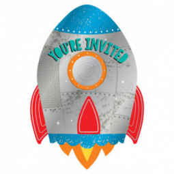Blast Off Invitations