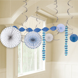 Blue Room Decoration Kit - 14 Pack