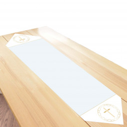 Blue Cross Table Runner