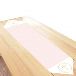Pink Cross Table Runner