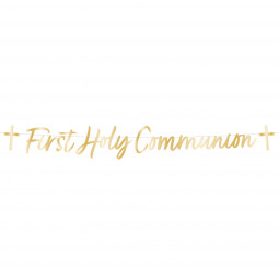 Gold Communion Letter Banner