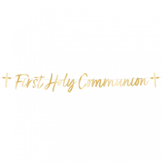 Gold Communion Letter Banner Gold Communion Letter Banner