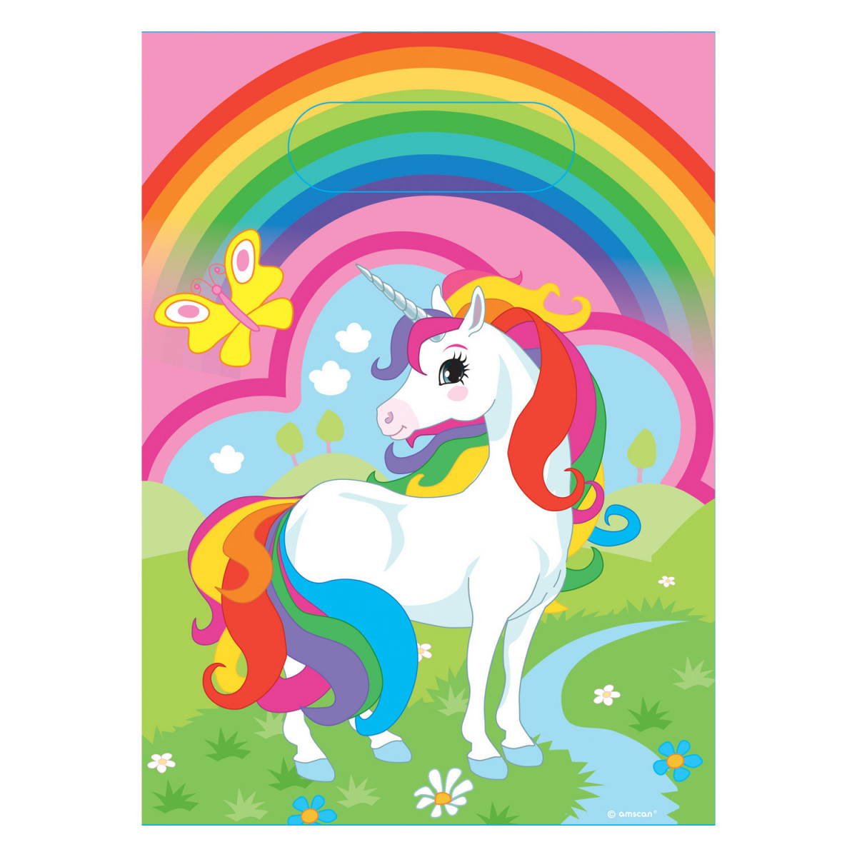 Unicorn Plastic Party Bags