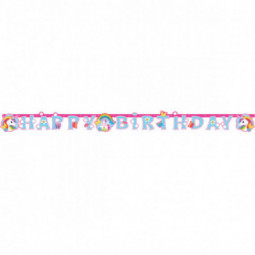 Unicorn Happy Birthday Banner