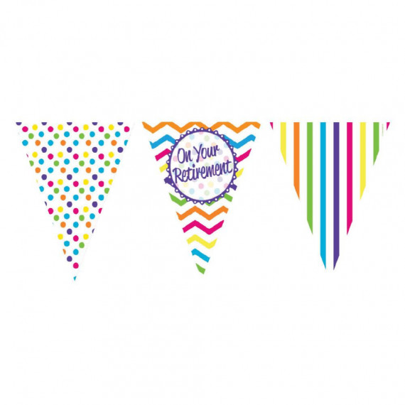 On Your Retirement Paper Bunting